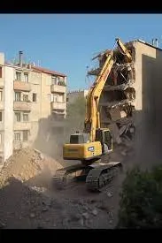 Imagem ilustrativa de Demolição controlada de concreto armado